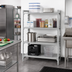 Thumbnail image #3 for Cambro Camshelving Premium 42 Inch Long x 21 Inch Deep x 84 Inch High 4-Shelf Solid Polymer Add-On Shelving Unit, Speckled Gray