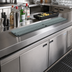 Thumbnail image #2 for Advance Tabco 30-Inch x 8-Inch Underbar Bar Drink Rail with Removable Perforated Grate
