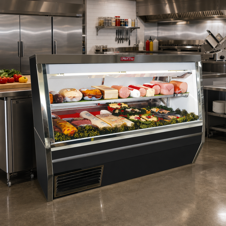 Product image #2 for Howard-McCray 34N Series Double Duty 96-Inch Deli Meat & Cheese Service Case