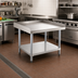 Thumbnail image #2 for Steel Works Stainless 30-Inch x 30-Inch x 24-Inch Stainless Steel Equipment Stand with 16-Gauge 304 Top and 430 Undershelf