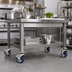 Thumbnail image #2 for Krowne Economy Series 5-Inch Swivel Plate Casters with Brake, Set of 4