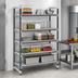 Thumbnail image #2 for Cambro Camshelving® Elements XTRA 5-Tier Stationary Starter Polymer Shelving Unit, 18