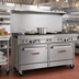 Thumbnail image #2 for Southbend Ultimate 60-Inch Gas Restaurant Range with 9 Open Burners and (2) Convection Ovens