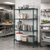 Thumbnail image #3 for Eagle Valu-Gard Double-Mat Wire Shelving Starter Unit, 4-Tier, 48
