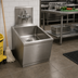 Thumbnail image #2 for Advance Tabco Floor-Mounted Stainless Steel Mop Sink with 15 x 15 x 10 Bowl
