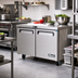 Thumbnail image #2 for Migali Competitor Series Two-Section Undercounter Reach-In Refrigerator, 12 Cu. Ft., Stainless Steel
