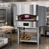 Thumbnail image #2 for Morello Forni PG100 Gas-Fired Round Pizza Oven with Stand Base, 39-Inch Inside Cooking Diameter