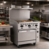 Thumbnail image #2 for 36-Inch Restaurant Gas Range with Thermostatic Griddle and Standard Oven