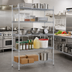 Thumbnail image #2 for Heavy Duty 5-Tier Wire Shelving Unit, 21 x 60 Inches, 84-Inch High, Chrome Finish
