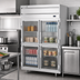 Thumbnail image #2 for Beverage-Air P Series Two-Section Half-Glass Door Top-Mount Warming Cabinet