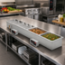 Thumbnail image #2 for Hatco Drop-In Modular Slim Heated Well with Auto-Fill and Manifold Drains, 2 Full-Size Pan Capacity