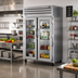 Thumbnail image #2 for True SPEC SERIES Two-Section Glass Door Reach-In Refrigerator with Self-Contained Top-Mounted Refrigeration