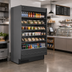 Thumbnail image #2 for Fusion® MD484R Self-Service Refrigerated Display Case with Open Reach-In Front and Remote DX Refrigeration