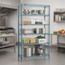 Thumbnail image #2 for EagleGard 5-Tier Starter Wire Shelving Unit, 48 x 18 x 86 Inches, QuadTruss Shelves