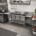 Thumbnail image #2 for Spec-Master FN2072-4-36R-14/3 Four-Compartment Stainless Steel Commercial Sink with 36