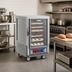 Thumbnail image #2 for Metro C5 3 Series Half-Height Combination Heated Holding and Proofing Cabinet, Gray, Full-Length Clear Door