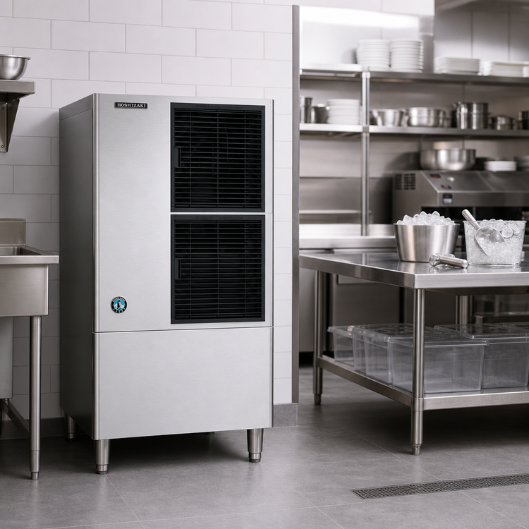 Product image #2 for Hoshizaki KM-520MWJ Water-Cooled Self-Contained Crescent Cube Ice Maker, 474 lb/24 Hr