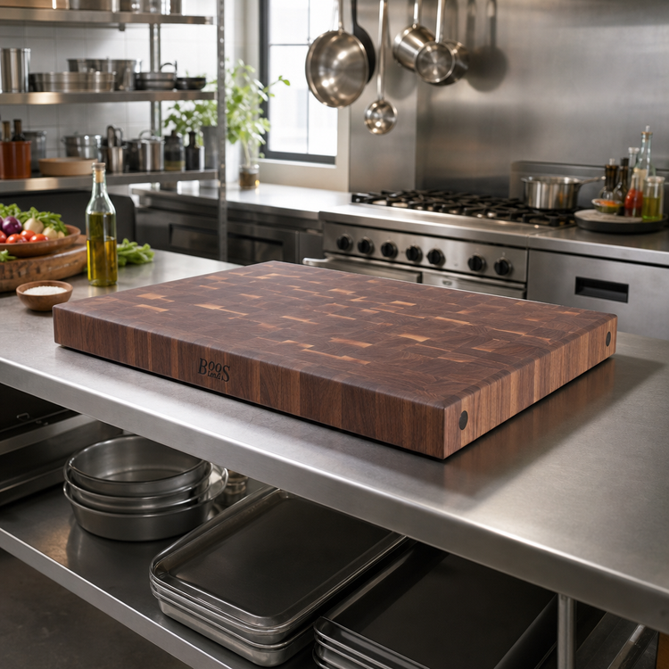 Product image #2 for Boos Block End Grain American Black Walnut Island Countertop, 48 x 25 x 7 Inches