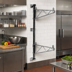 Thumbnail image #2 for Metro Super Erecta SW31C 18-Inch Chrome-Plated Post-Type Wall-Mount End Unit, 1-Tier
