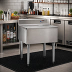 Thumbnail image #2 for Eagle Group 2200 Series B28IC-22 28-Inch Underbar Ice Bin/Cocktail Unit, 75 lb. Capacity, 8-Inch Deep Stainless Steel Liner, Sliding Cover