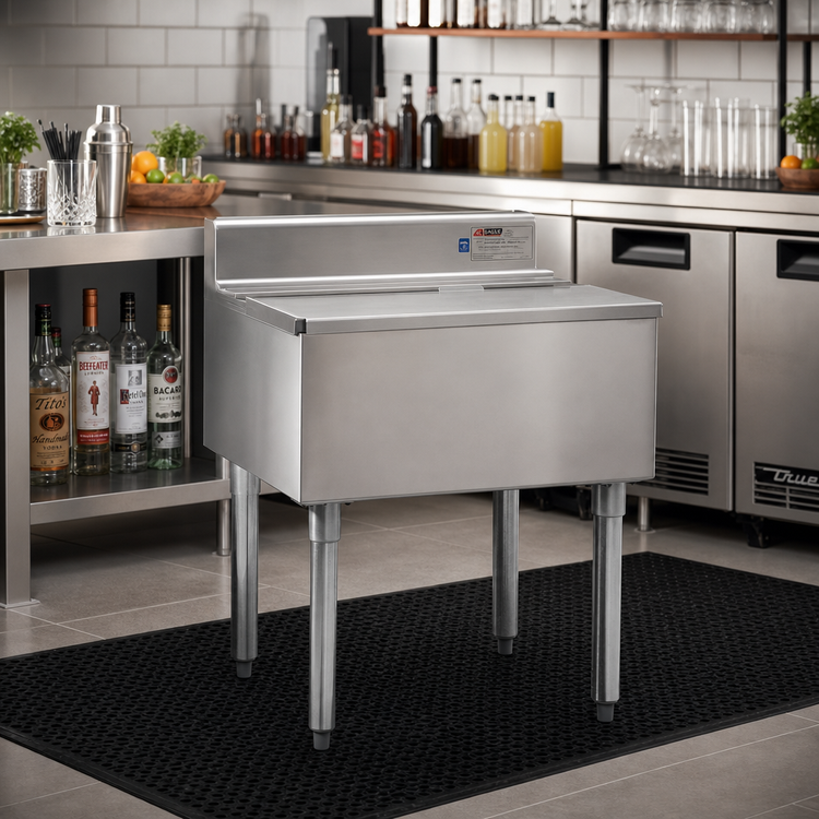 Product image #2 for Eagle 2200 Series 28-Inch Underbar Ice Bin/Cocktail Unit, 75 lb. Capacity