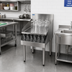 Thumbnail image #2 for CHOICE 24-Inch Freestanding Stainless Steel Recessed Drainboard with Backsplash and Perforated Shelf