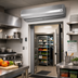 Thumbnail image #3 for Berner Architectural Icon 10 Electric Heated Air Curtain, 48-Inch Opening Width, 1/2 HP, Wall or Top Mount