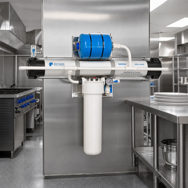Product image #2 for Antunes Vizion VZN-541H Horizontal Ultrafiltration Water Filtration System, 15 GPM, 0.015 Micron