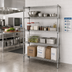 Thumbnail image #2 for Quantum Chrome-Plated Wire Shelving Starter Kit, 54