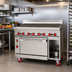 Thumbnail image #2 for American Range 48-Inch Gas Radiant Broiler Range with 26-1/2-Inch Standard Oven Left and Storage Base Right