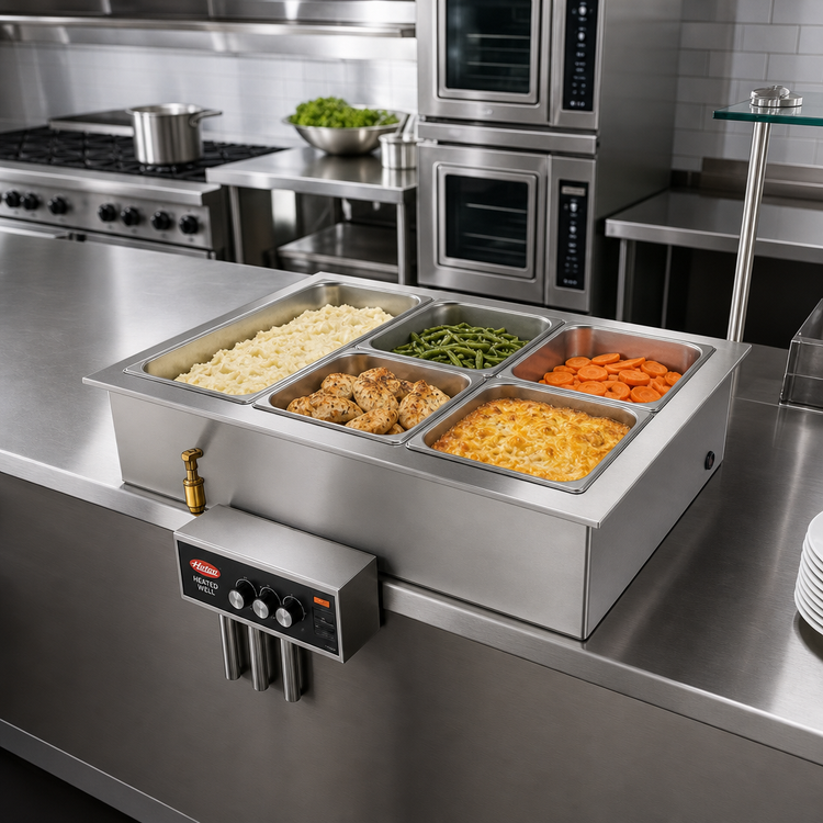 Product image #2 for Hatco HWBLI-6 Drop-In Insulated Heated Well, 6 Full-Size Pan Capacity