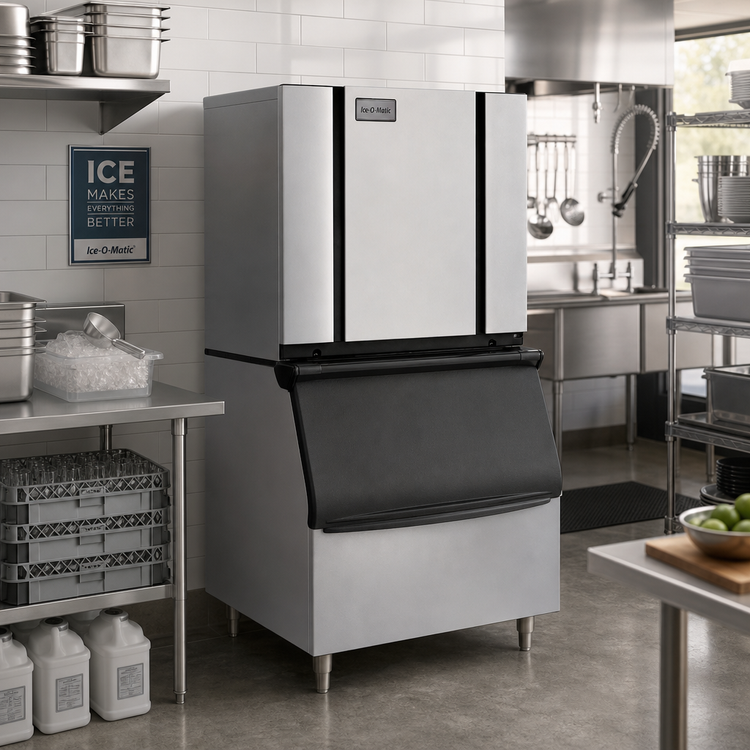 Product image #3 for Ice-O-Matic Elevation Series Modular Half-Size Cube Ice Maker, Air-Cooled, Remote Condenser