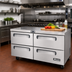 Thumbnail image #2 for Migali Competitor Series 60-Inch Undercounter Work Top Refrigerator with 4 Drawers
