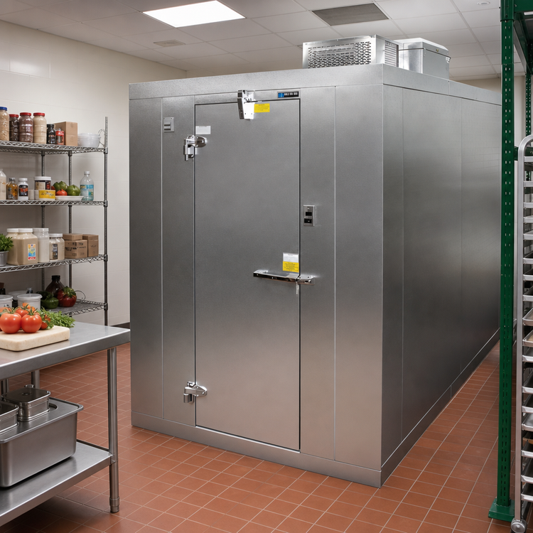 Product image #2 for Master-Bilt QS Series 10' x 14' Indoor Floorless Walk-In Cooler with Self-Contained R290 Refrigeration