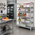 Thumbnail image #3 for Cambro Camshelving Premium 21-Inch Deep 72-Inch Wide 84-Inch High 5-Shelf Solid Add-On Polymer Shelving Unit