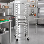 Thumbnail image #2 for Channel Manufacturing Lifetime Tough STPR-56 Heavy-Duty Aluminum 22-Pan Steam Table Pan Rack, 12 x 20, End Load