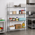 Thumbnail image #2 for Advance Tabco Special Value Series 60-Inch Wide Chrome Wire Shelving Unit, 24-Inch Deep x 74-Inch High