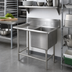 Thumbnail image #2 for John Boos Pro-Bowl 1-Compartment Stainless Steel Sink with Left Drainboard, 18 x 24 x 14 Inch Bowl