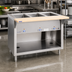 Thumbnail image #2 for Thurmaduke E-4-CBPG 4-Well Electric Hot Food Steamtable with Open Storage Base