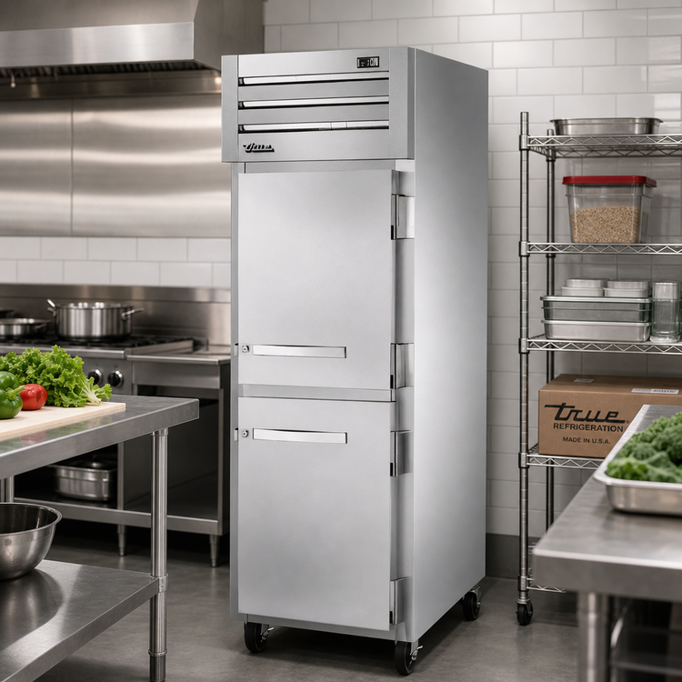 Product image #2 for True SPEC SERIES One-Section Reach-In Freezer with (2) Half Swing Solid Doors