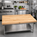 Thumbnail image #2 for Boos Block 72 x 38 Inch Blended Edge Grain Northern Hard Rock Maple Kitchen Countertop with Varnique Finish