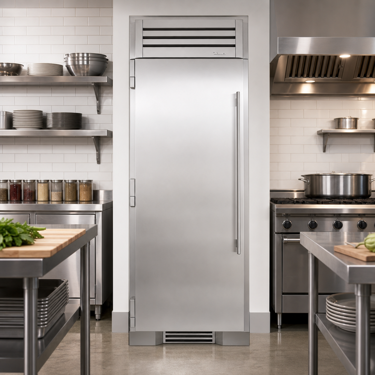 Product image #2 for True Residential 30-Inch One-Section Upright Reach-In Freezer Column with Solid Stainless Steel Door