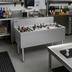 Thumbnail image #2 for Advance Tabco Prestige Supreme 48-Inch Stainless Steel Bar Ice Bin with Left Bottle Storage Rack, No Cold Plate