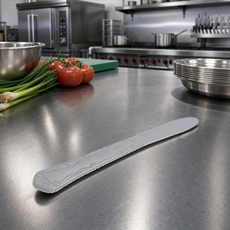 Product image #2 for Crestware Belinda 9-Inch Serrated Dinner Knife, Heavy Weight 18/0 Stainless Steel