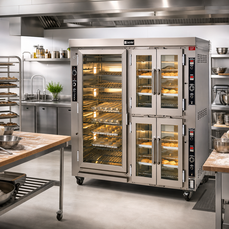 Product image #2 for Jet-Air Full-Size Electric Oven/Proofer Combination with 12-Pan Side-Loading Oven and 18-Pan Proofer