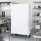 Thumbnail image #2 for Quantum CC244874WNV Wire Cart Cover, 24 x 48 x 74 Inches, 400 Denier White Nylon, Velcro Flap