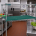 Thumbnail image #2 for Eagle Group QuadPlus 48 Inch x 18 Inch Solid Green Polymer Shelf Mat with Quad-Adjust Frame and MICROGARD Protection