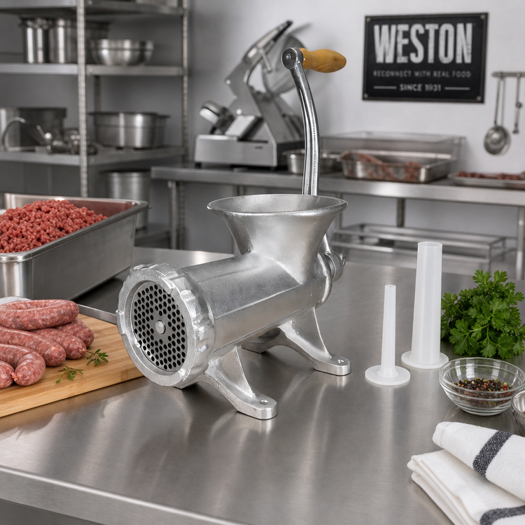 Product image #2 for Weston Manual #22 Hub Meat Grinder and Sausage Stuffer