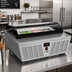 Thumbnail image #3 for KoolMore 32-Inch 4-Pan Countertop Ice Cream Display Freezer with Curved Glass Top