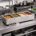 Thumbnail image #2 for Vollrath Four-Well Drop-In Hot Food Well with Marine-Grade 12 x 20 Inch Insulated Wells, Manifold Drain, Infinite Controls, 120V